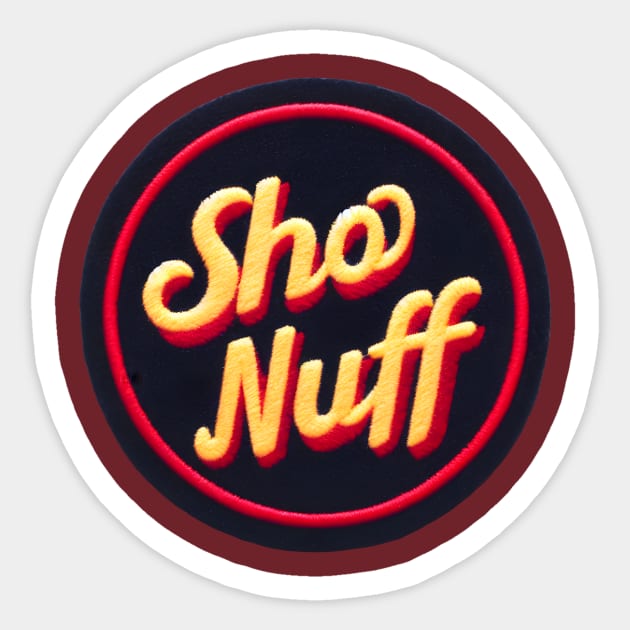 Sho Nuff Sticker by Sobalvarro